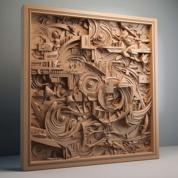 نموذج ثلاثي الأبعاد لآلة CNC 3D Art 